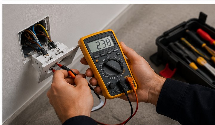 Electrical fault finding testing